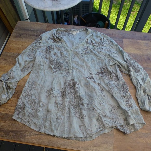 Nordstrom Vintage America floral blouse XL - Picture 1 of 3